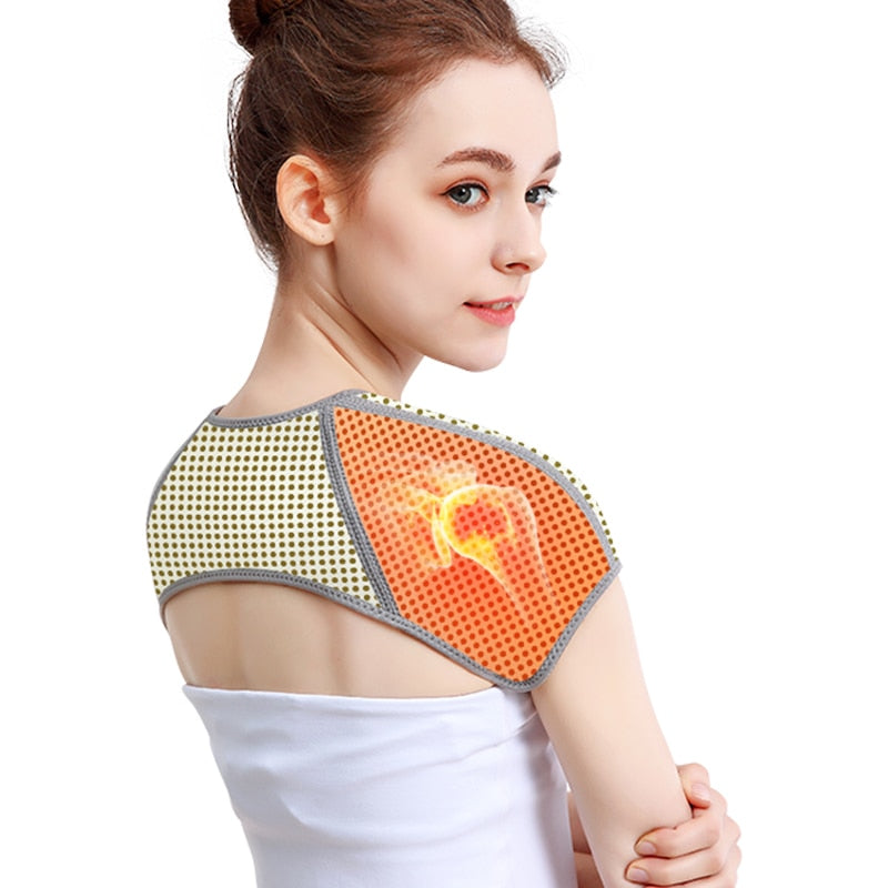 Double Shoulder Support Brace Wormwood Compression Shoulder Belt