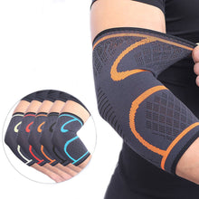 Load image into Gallery viewer, Elbow Support Elastic Gym Sport Elbow Protective Pad Absorb Sweat Sport Basketball Arm Sleeve Elbow Brace - 1 Piece
