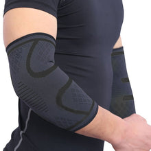 Load image into Gallery viewer, Elbow Support Elastic Gym Sport Elbow Protective Pad Absorb Sweat Sport Basketball Arm Sleeve Elbow Brace - 1 Piece
