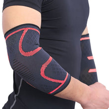 Load image into Gallery viewer, Elbow Support Elastic Gym Sport Elbow Protective Pad Absorb Sweat Sport Basketball Arm Sleeve Elbow Brace - 1 Piece
