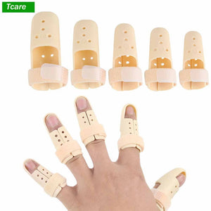 Finger Splint Brace Adjustable Finger Support Protector Arthritis Joint Injury Brace Pain Relief - 1 Piece